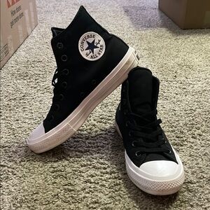 Converse Black and White High-Tops NEVER WORN